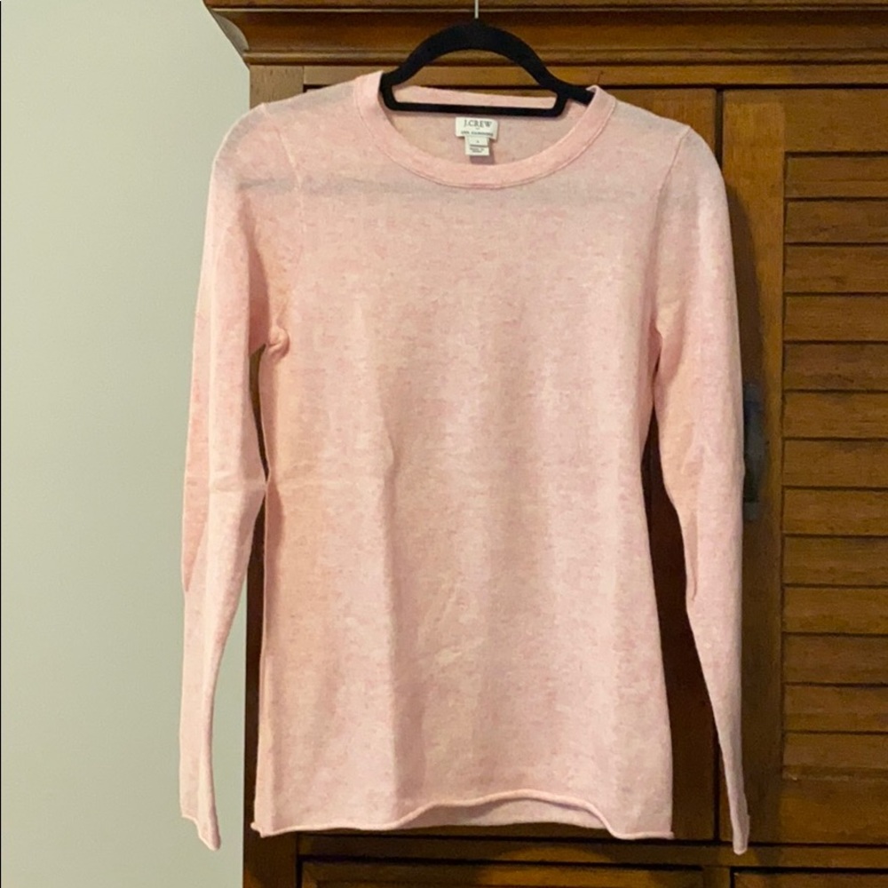 J. CREW LONG SLEEVE CASHMERE SWEATER